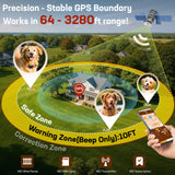 Wireless GPS Dog Collar Fence System No Subscription Fees, Electric Fence