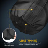MIYABALA Fly Boots for Horses Set of 4,Universal Size Fine Mesh Horse Fly Boots with Nylon Stays,Fly Leggings for Horses with Fleece Trimming and Reflective Webbing