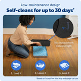 PetSafe ScoopFree Crystal Pro Self-Cleaning Litter Box, Black