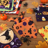 60 Pcs Halloween Dog Bandanas Bulk Holiday Dog Bandanas Adjustable Dog Bibs Triangle Dog Scarf Holiday Pet Costume for Small to Large Pet Dog