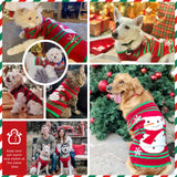 PETCARE Red Snowman Dog Sweater Christmas Dog Sweaters Vest Ugly Snow Xmas Puppy Costume Pet Holiday New Year Fall Winter Clothes for Small Medium Large Dogs Cats Pullover Sweaters Outfits,Medium