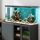 XDPET Ultra Clear Glass Aquarium Thickened Large Fish Tank -Suitable for High-end Fish Enthusiasts (29 Gallon)