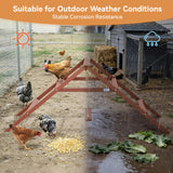 PETSFIT Wooden Chicken Roosting Bars for 10-12 Chickens, Easy Assembly