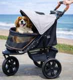 Pet Gear No-Zip AT3 Pet Stroller for Cats/Dogs, Sea Salt