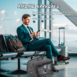 Suertree Bird Carrier Airline Approved, Bird Travel Cage with Indestructible Stainless Steel Mesh, Bird Travel Bag Lightweight and Portable with Water Bottle and Bowl