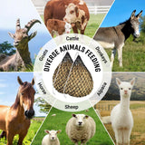 MIYABALA 2 PCS Slow Feed Hay Net,36 Inch Length Hay Nets for Horses, Goats,Sheep,Donkey,Premium PE Material Hay Feeder Net Easy to Hang with Top Drawstring