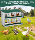 Garvee Chicken Nesting Box, 6 Compartment Metal Nesting Box,Wall Mount Chicken Nesting Boxes for Laying Eggs,Easy Egg Collection,6 Room Nest Boxes for Chickens