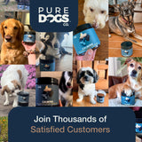 Pure Dogs Calming Chews for Anxiety & Stress Relief - Dog Treats with Organic Hemp & GABA - Soothe Scratching & Restlessness - 90 Calming Treats
