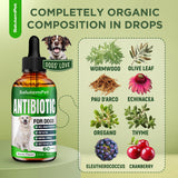 Natural Antibiotics for Dogs and Puppies | Antibiotics for Dogs of All Ages | Herbal Ingredients | Helps with Allergies and UTIs | for Balanced Digestion | Joint Care | Bacon Taste | 2 Oz