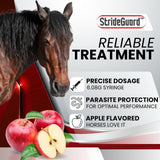 Horse Ivermectin Paste 1.87% – Apple Flavored Oral Horse Dewormer Syringe – 6.08g Tube Treats Horses Up to 1250 LB [Pack-24]