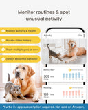 Furbo Mini Pet Camera [Subscription Required] Unlock Camera w/Paid Plan: Home Security with Dog & Cat Safety Alerts, 2-Way Audio, Mountable Smart Cam (Low Risk, 3mo Min. Cancel Anytime)