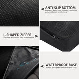 Dog Crate Bed Waterproof Deluxe Plush Dog Beds with Removable Washable Cover Anti-Slip Bottom Pet Sleeping Mattress for Large, Medium, Jumbo, Small Dogs, 23 x 17 inch, Black