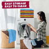 Barydat 8 Pcs Guinea Pig Cage Liner for Guinea Pig Cage Bedding Reusable Rabbit Mat Pad Washable Training Pad Animal Sleeping Bedding Mat(16x12'',Champagne, Lake Blue, Dark Purple, Grass Green)