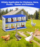 Garvee Chicken Nesting Box, 8 Compartment Metal Nesting Box