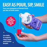 Dental Fresh Water Additive for Dogs and Cats, Advanced Formula, 8 Fl Oz, Plaque & Tartar Daily Oral Care Just Add to Water