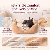 Cooling Orthopedic Dog Bed for Large Dogs, Memory Foam, Washable Cover
