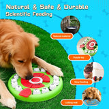 Goohomeey Dog Puzzle Feeder for Small/Middle Breeds - Adjustable Treat Dispenser Funny Slow Feeder Puppy Enrichment Training Toy Pet Interactive Toys Lick Mat Dogs to Keep Dog/Cat Busy