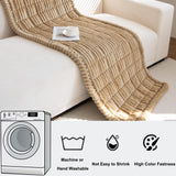 Mivnue Pet Couch Cover, Couch Covers for Dogs, Washable Dog Sofa Covers Couch Protector, Fuzzy Non Slip Couch Slipcover Pet Friendly (Brown, 27.6" x 59.1")