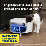 PetSafe FreshFeed Refrigerated Automatic Wet Food Feeder, 6 Meals, White