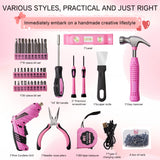 Electric Screwdriver Cordless, 40Pcs Pink Tool Set