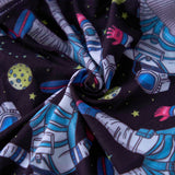 PetWarm Dog Surgical Recovery Suit, Recovery Suit for Female Male Dogs, Prevent Licking Dog Onesies, Pajamas for Dogs Spay Neuter, Hooded Pet Inner Clothes, Cosmic Pattern, Grey, S