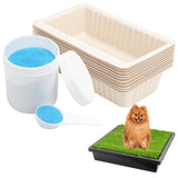 20-Pack Pet Loo Pee-Pod Refills with Sponge Compatible with PetSafe Portable Dog Potty, Dog Litter Box Disposable Potty Tray Cornstarch Material, Urine Disposal (Pet Loo NOT Included)
