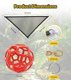 MyFunBBsdar Snake Enrichment Toys,Ball Python Tank Accessories with Snake Climbing Accessories Hammock, Lizards Toy Activity Ball,Reptile Climbing Toys for Crested Gecko Bearded Dragon