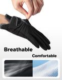 FitsT4 Sports Kids Horse Riding Gloves Girls Boys Equestrian Horseback Riding Gloves Mesh for Youth Children Touchscreen Black S