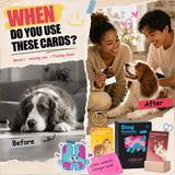HEELAY Dog Moments Daily Connection Cards for Dog Owners, 50 Interactive Bonding Activities and Reflection Prompts, Includes Wooden Display Stand, Meaningful Gift for Dog Moms, Dog Dads and Pet Lovers