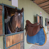 MIYABALA 2 Pack Saddle Rack with Pad Bar for Horse, Heavy Duty Wall Mounted Saddle Rack Stand Detachable for English Western Saddles Horses Blanket, Accessories Storage