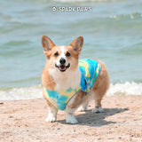 Spark Paws Dog Cooling Vest - SPF 50 UV Sun Protection - Summer Heat Relief Gear for Dogs, Lightweight, Evaporative Cooling - Dog Anxiety Relief Vest During Hot Days - Tropical Storm, Large