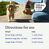 PetLab Co. Joint Care Chews for Dogs, 30 Soft Chews, Pork