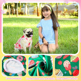 Yeyeplum 42 Pcs Dog Shirts Sleeveless, Soft Breathable Summer Puppy Clothes, Cute Printed Pet T-Shirt Vest Bulk Pack for Small Medium Large Dogs Pet Cat Hawaiian Clothing Daily Wear(M)