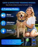 GPS Wireless Dog Fence System,Electric Fence for Dogs,3 Safe Training Modes