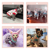 PUMYPOREITY Sphynx Cat Clothes: Stretchy Sweater, Soft Hairless Shirt, Pullover Pajamas, Turtleneck for Sphynx Cornish Rex, Devon Rex - Yellow, M