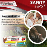 Horse Ivermectin Paste 1.87% – Apple Flavored Oral Horse Dewormer Syringe – 6.08g Tube Treats Horses Up to 1250 LB [Pack-24]