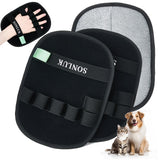 sonluk 2PCS Pet Hair Removal Glove for Dogs&Cats,Upgraded 5-Finger Electrostatic Pet Hair Remover,Reusable Magic Brush Pet Hair Removal Tool for Laundry,Carpets,Sofa Gaps,and Car Seats