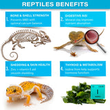 Gargeer 'Complete Minerals Plus' Supplement for All Reptiles | Supports Strong Bones, Shell, Skin, Muscle Function, Metabolism & Clay Minerals Boost | Lizards, Turtles & Tortoises | 3oz | Made in USA