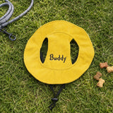 Custom Pet Bucket with Ear Holes Small Medium Large Dog & Cat Summer Hat