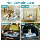 COZY KISS Cooling Dog Bed for Extra Large Dogs 44x32 inch, Q-Max >0.4 Summer Cool Orthopedic Foam Pet Sofa Bed with Sides, XL Size Bolster Anti-Slip Couch with Washable Removable Cover, Blue