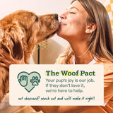 WOOF LickMat - Easy-to-Clean Lick Mat for Dogs - Slow Feeder Mat with Non-Slip Design - BPA-Free Silicone Lick Mat - Interactive Dog Toys - Green