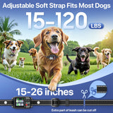 PRTRFLC GPS Wireless Dog Collar Fence System,Invisible Electric Fence for Dogs,Adjustable Range 49-6561ft,3 Training Mode,Rechargeable,Waterproof,Pet Containment System for Outdoor Use (Black)