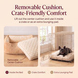 Cooling Orthopedic Dog Bed for Large Dogs, Memory Foam, Washable Cover
