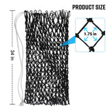 MIYABALA 2 PCS Slow Feed Hay Net,36 Inch Length Hay Nets for Horses, Goats,Sheep,Donkey,Premium PE Material Hay Feeder Net Easy to Hang with Top Drawstring