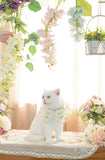 Leo Kitty Adorable Large-Flower Christmas Pet Costume for Cats & Small Dogs — Handcrafted, Lightweight & Comfortable