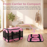 Custom Pet Carrier with Embroidered Name for Small Cat or Dog up to 12 lbs