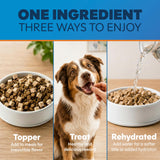 Dibs Pets Freeze-Dried Beef Liver Dog Treats, 100% USA-Sourced Beef Liver, Made in USA, Single-Ingredient High-Protein Training Treats & Meal Topper, Grain-Free, No Additives, 4 oz