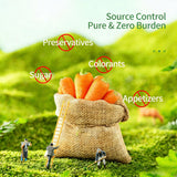 Tyotrbs Freeze-Dried Carrot Granules Rabbit Chew Toys, Hamster & Gerbil Treats Bunny Treats Small Animal Molar Toys for Guinea Pig Hamster Bunny Chinchilla Gerbil, 200g / 7.05oz