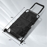 Pet Transport Large Dog Stretcher Max Loading 250lbs Stretcher with Noiseless Wheels, 45 x 22 Inch Animal Carry Stretcher for Emergency Use