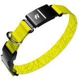 Fi New Series 3+ Smart Dog Tracker Collar [12 Month Membership Included] GPS Tracker for Dogs with Health & Behavior Monitoring, Escape Alerts, Waterproof, LED, Apple Watch Compatible (Yellow, Large)